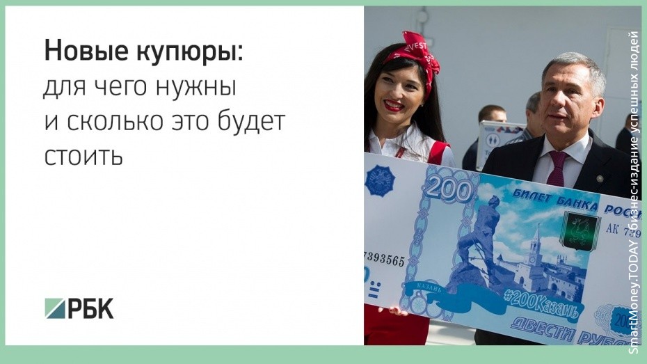 Новые банкноты 200 и 2000 рублей в России