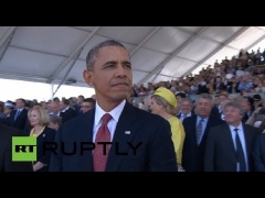 Обама не выдержал взгляд Путина (видео)