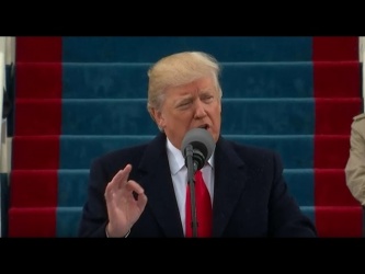 Первая речь Дональда Трампа - действующего 45-го президента США. Инаугурационная речь